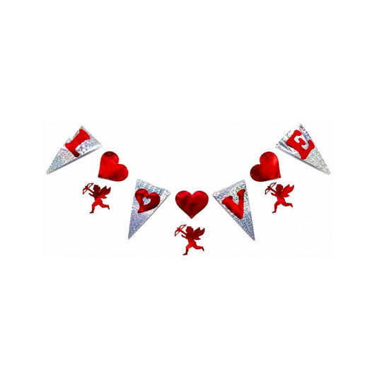 BANDERIN FELIZ DIA LOVE