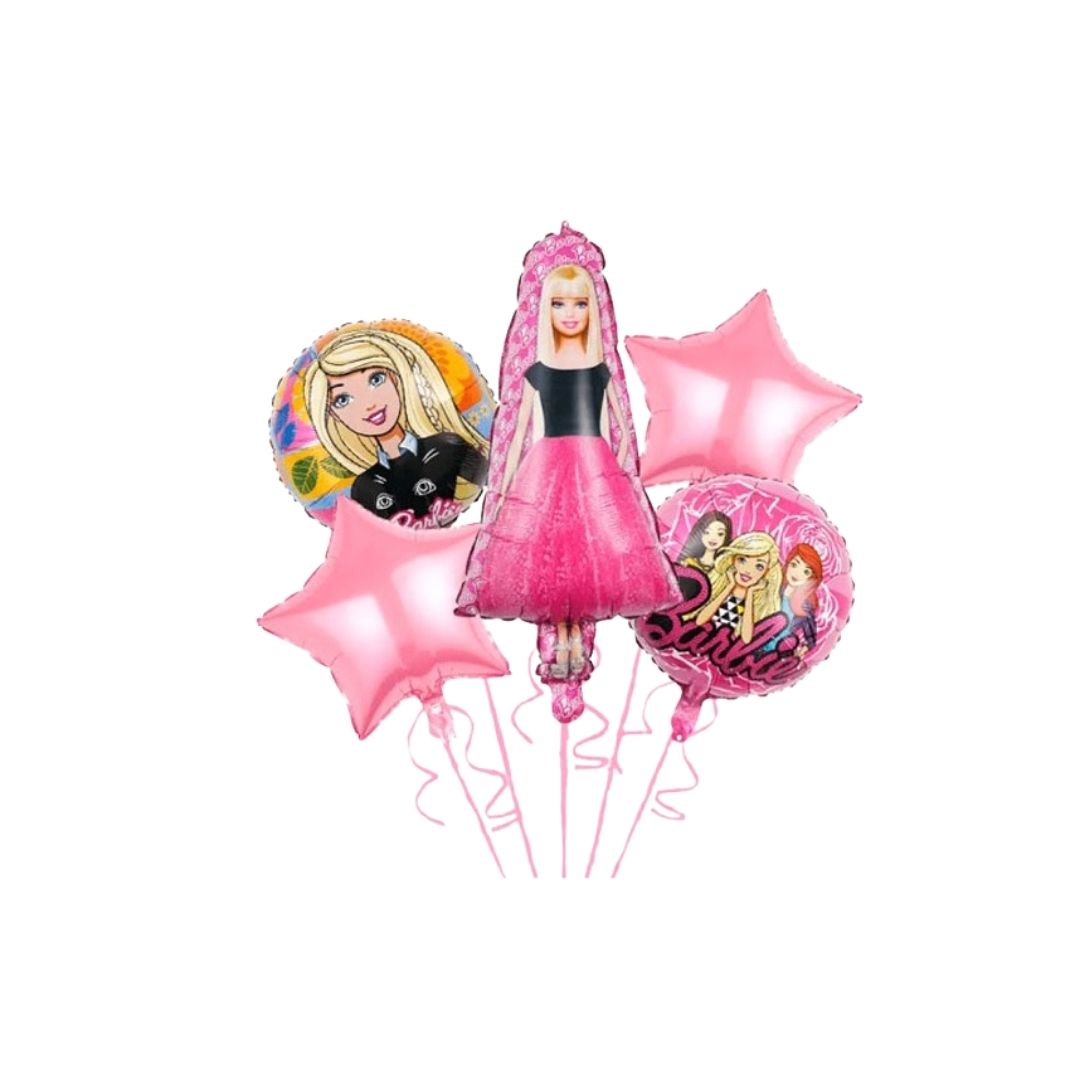 BOUQUET DE GLOBOS X5 BARBIE