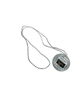 COLLAR BOLA DE DISCO PLATEADA