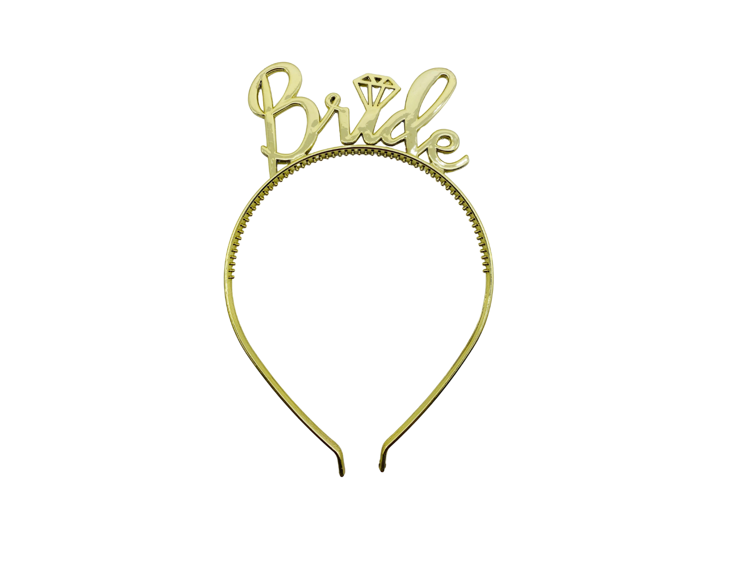 TIARA METALICA BRIDE DORADA "A"