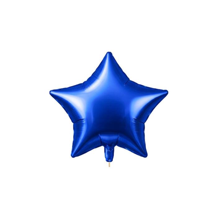 GLOBO DE ESTRELLA MEDIANA AZUL REY - 18"