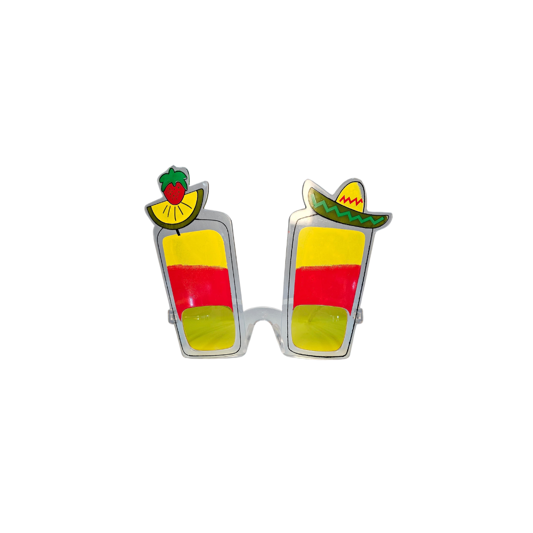 GAFAS COPA GRANDE DE TEQUILA LIMON Y GORRO "C1"