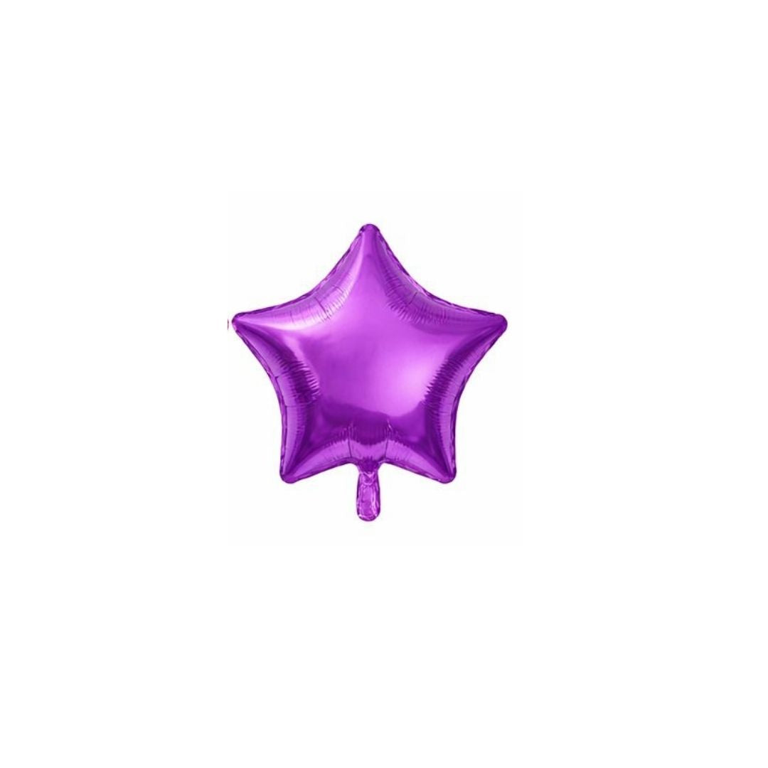 GLOBO DE ESTRELLA PEQUEÑA VIOLETA - 10"