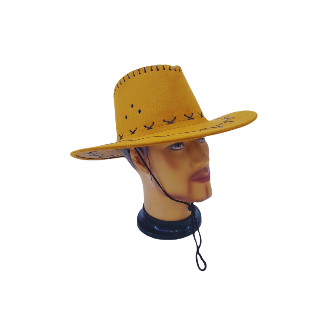 SOMBRERO VAQUERO DEL OESTE OCRE