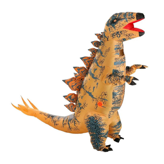 DISFRAZ INFLABLE DE DINOSAURIO AMARILLO