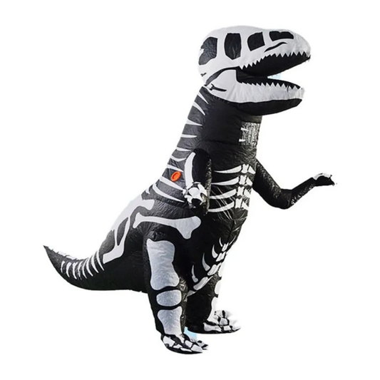DISFRAZ INFLABLE DE DINOSAURIO ESQUELETO