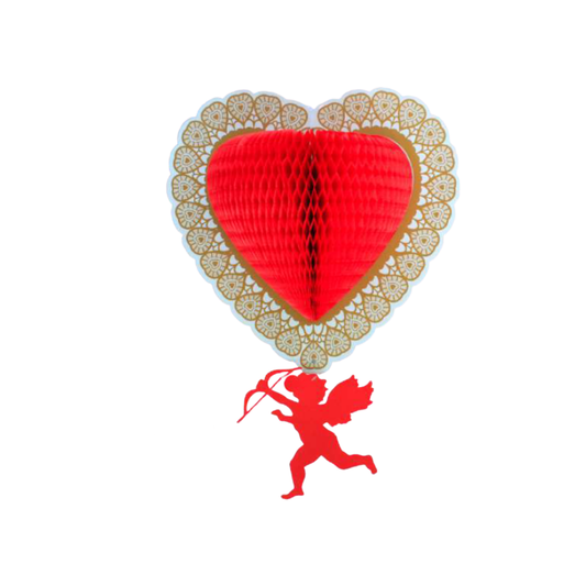 ADORNO CORAZON CUPIDO