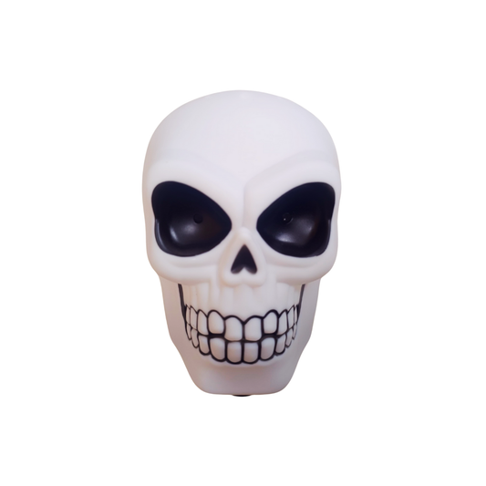 CALAVERA PEQUEÑA CON LUZ SONIDO Y MOVIMIENTO