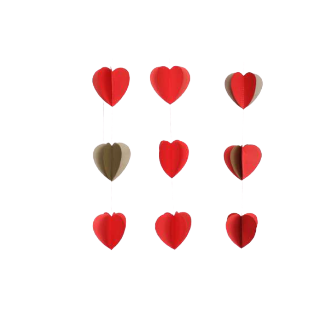 CORTINERO CORAZON 3D