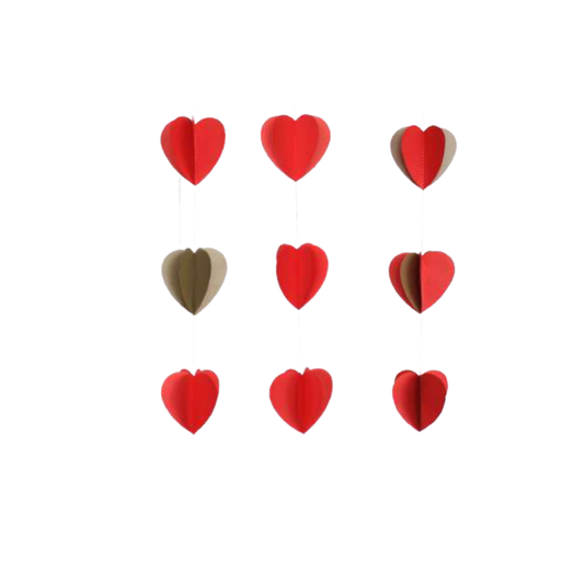 CORTINERO CORAZON 3D