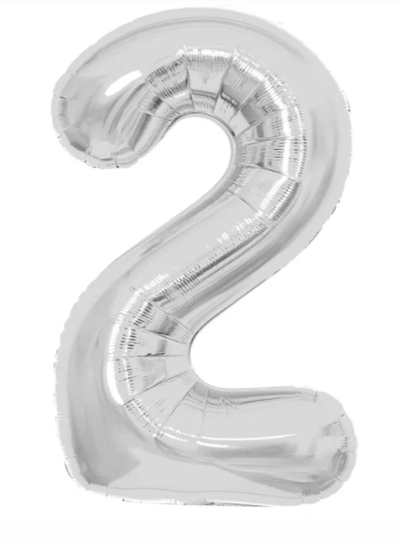 GLOBO METALICO NUMERO 2