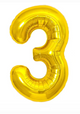 GLOBO METALICO NUMERO 3