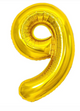 GLOBO METALICO NUMERO 9