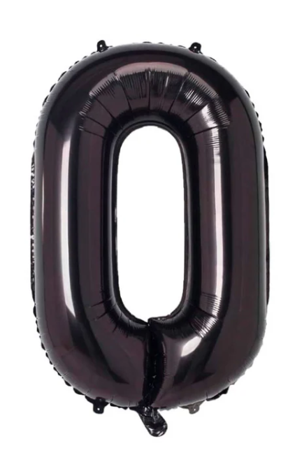 GLOBO METALICO NUMERO 0