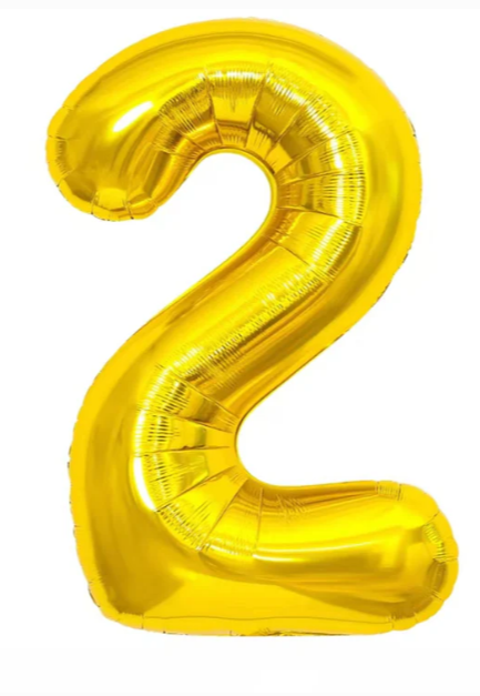 GLOBO METALICO NUMERO 2