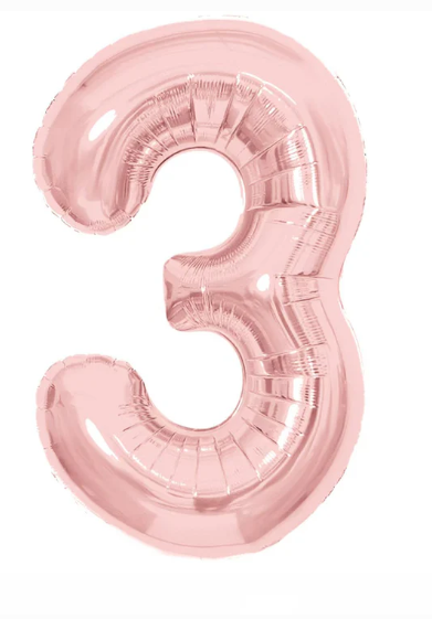 GLOBO METALICO NUMERO 3