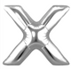 GLOBO METALICO LETRA X