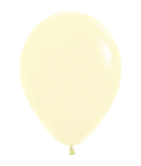 GLOBO PASTEL MATE AMARILLO