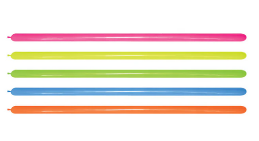 GLOBOS TUBITO NEON SURTIDO