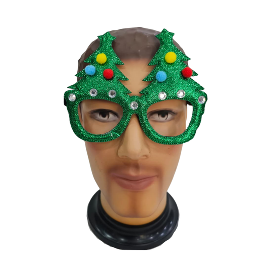 GAFAS ARBOLES DE NAVIDAD CON BOLAS