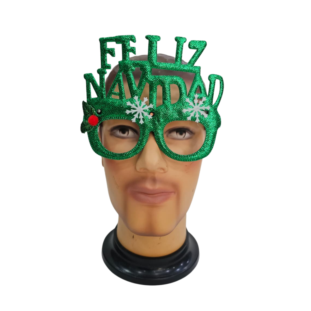 GAFAS FELIZ NAVIDAD CON LUCES