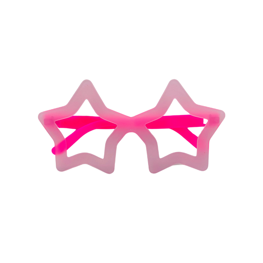 GAFAS NEON PASTA ESTRELLAS