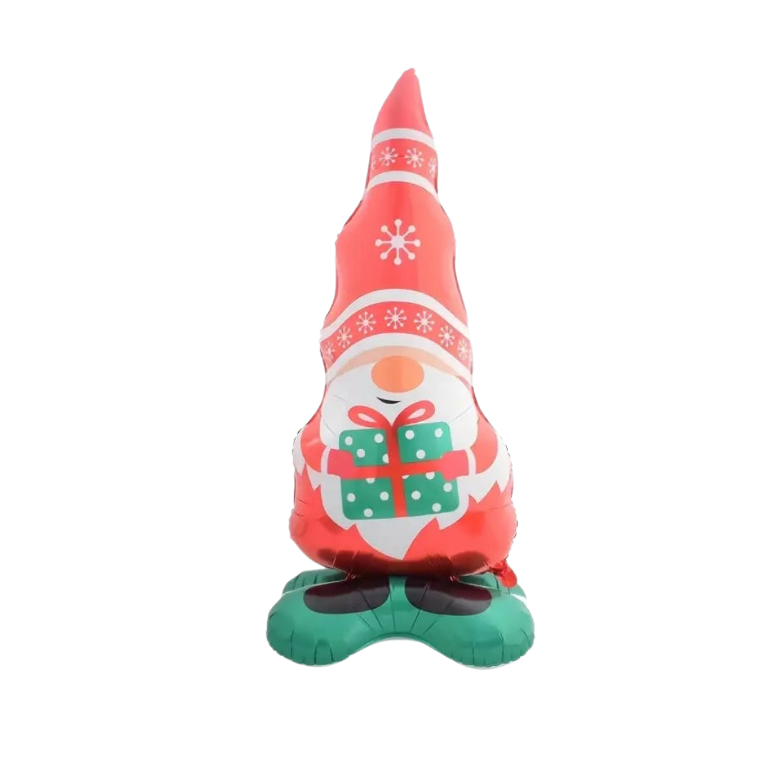 GLOBO GIGANTE DE ARBOLITO DE NAVIDAD ROJO