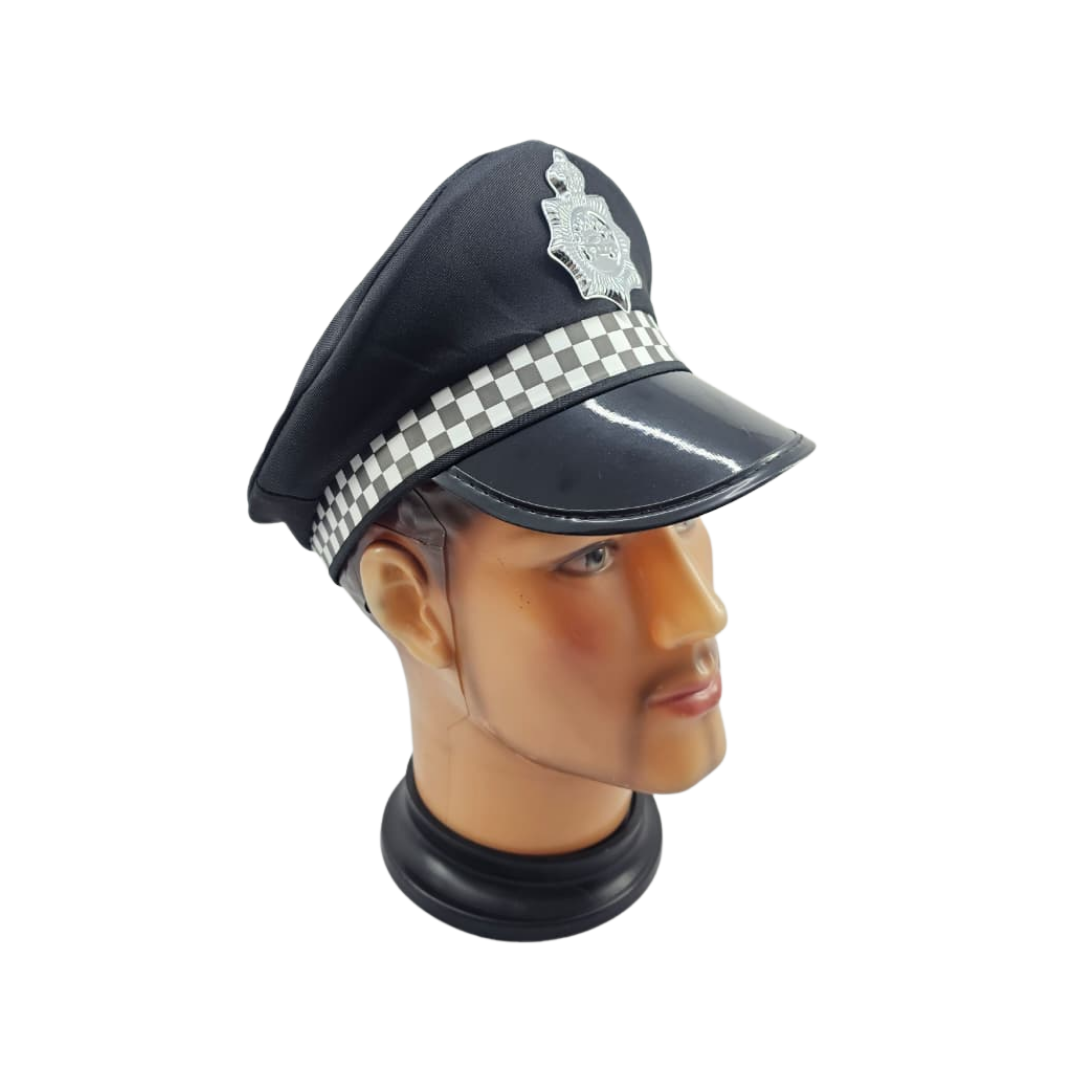 GORRO DE POLICIA NEGRO