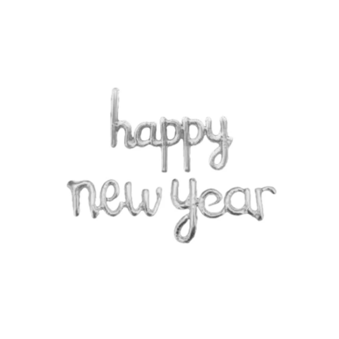 GLOBO CURSIVO HAPPY NEW YEAR