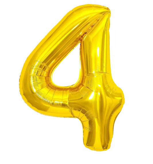 GLOBO METALICO MEDIANO NUMERO 4