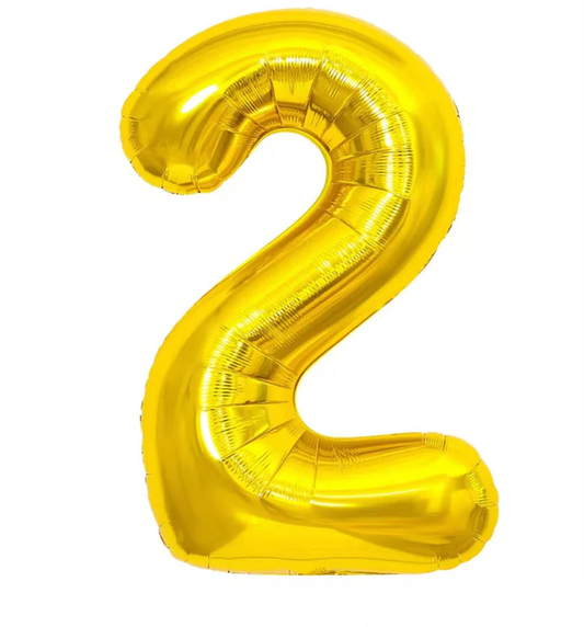 GLOBO METALICO MEDIANO NUMERO 2