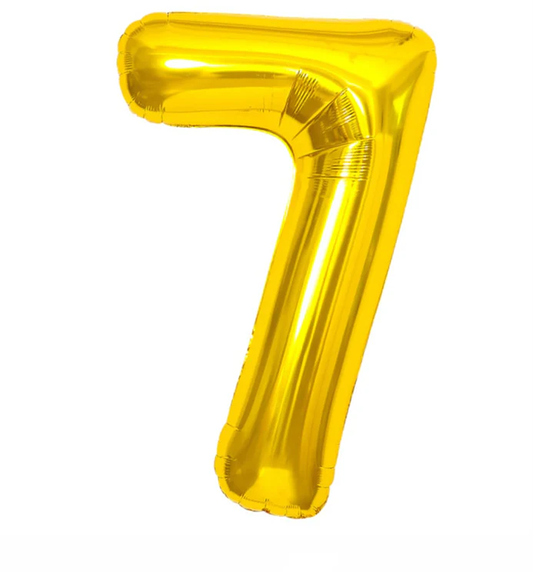 GLOBO METALICO MEDIANO NUMERO 7