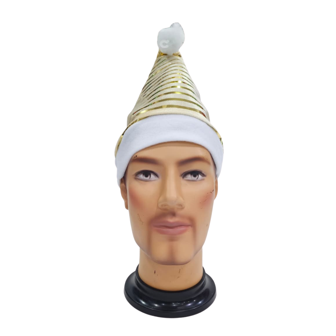 GORRO NAVIDEÑO RAYAS BRILLANTES