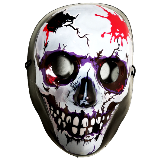 MASCARA CALAVERA CON LUZ INTERNA