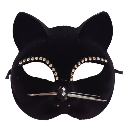 MASCARA GATO NEGRO GAMUSA