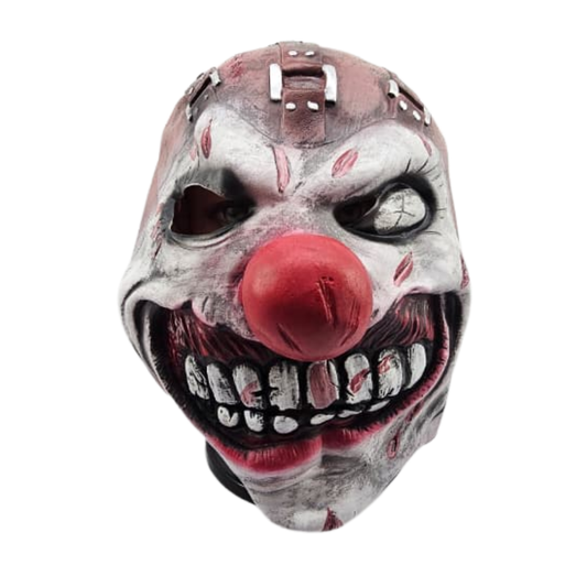 MASCARA LATEX PAYASO CON CORREA EN FRENTE
