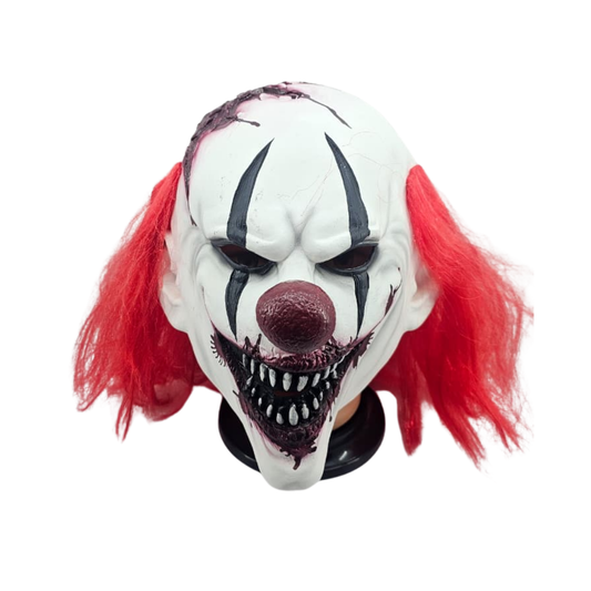 MASCARA LATEX PAYASO CON HERIDAS