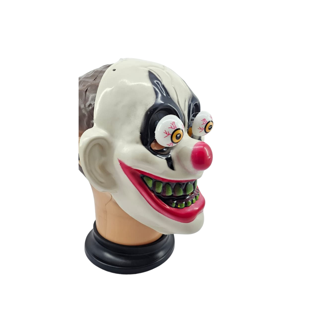 MASCARA PAYASO CON OJOS SALTARINES