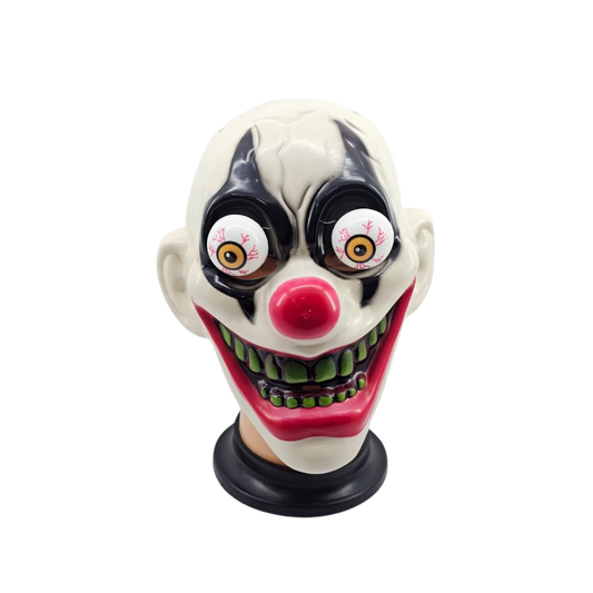 MASCARA PAYASO CON OJOS SALTARINES