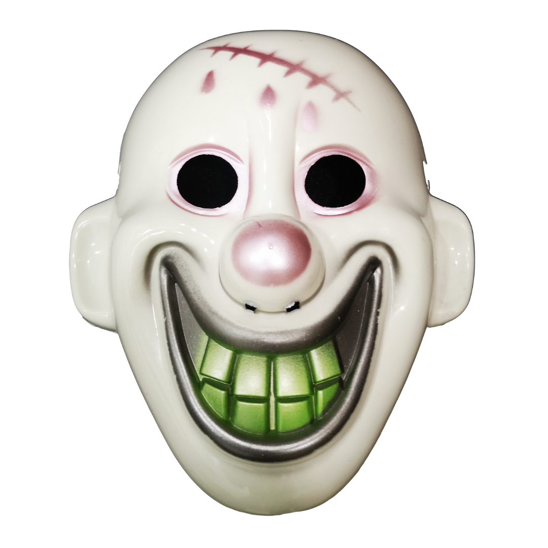 MASCARA PAYASO SONRISA VERDE