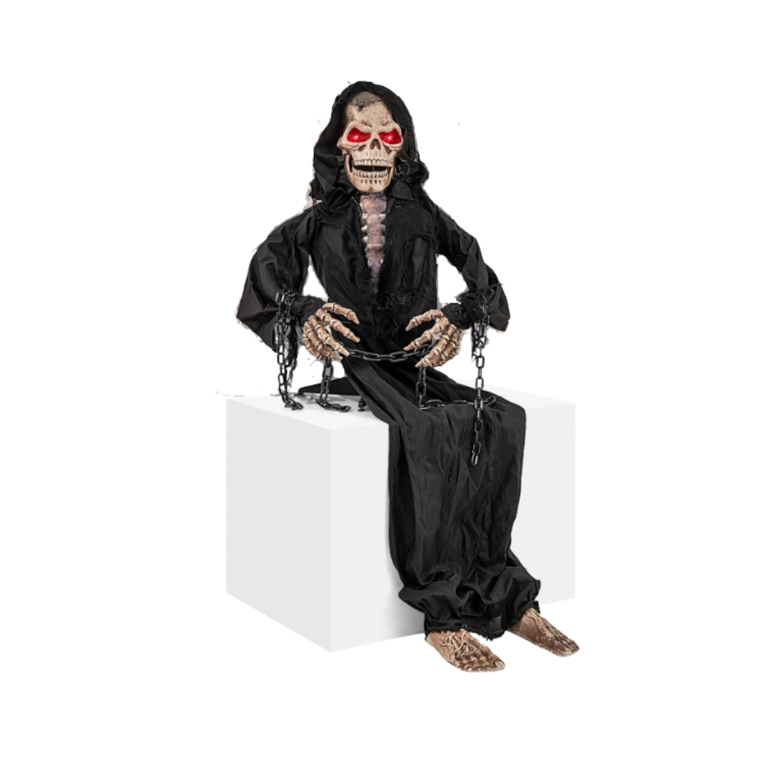 ESQUELETO CON CADENA Y MECANISMO