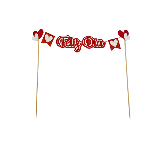 MINI BANDERIN FELIZ DIA