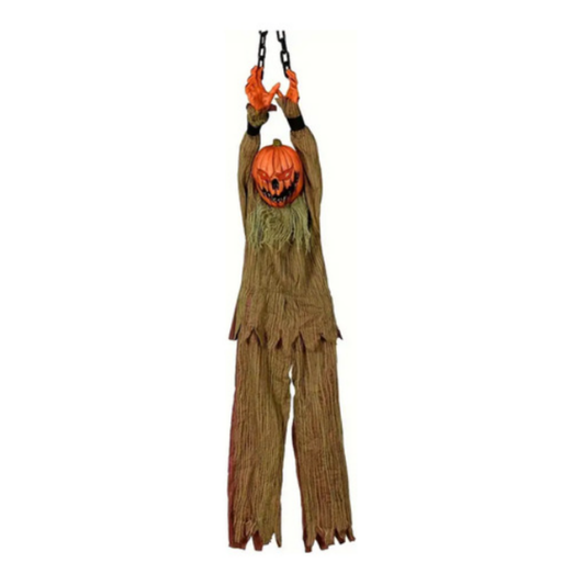 MUÑECO DE CALABAZA CON LUZ Y SONIDO