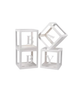 SET DE CAJAS DECORATIVAS BABY X4 BLANCA