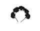TIARA DE GIRASOLES NEGROS