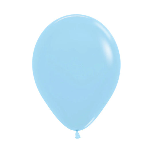 GLOBO R-5 PASTEL MATE AZUL X50