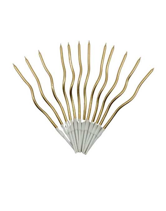 VELA ESPIRAL X12 CHAMPAÑA
