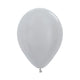 GLOBO R-5 SATIN PLATA X50