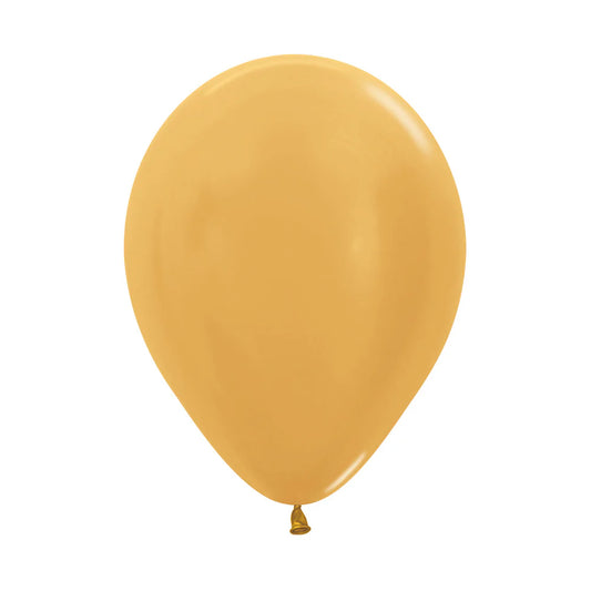 GLOBO R-5 METAL DORADO X50