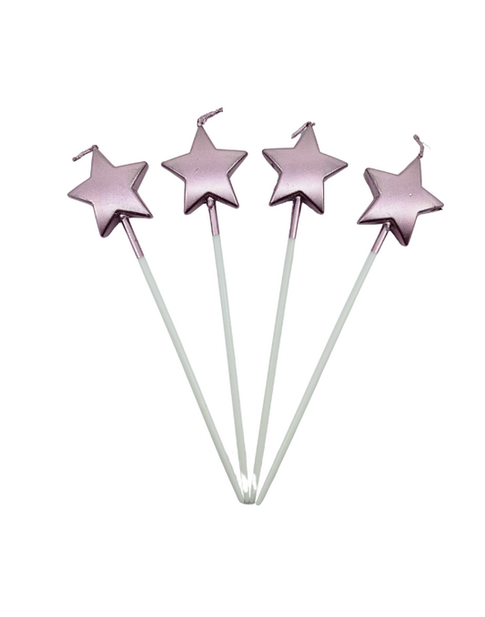VELA ESTRELLA ROSADA X4